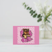 Yorkie Poo Visitekaartje (Staand voorkant)