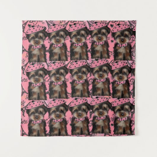 YORKIE POO WANDKLEED (Voorkant)