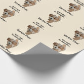 Yorkie Poo Yorkipoo Cute Dog Cadeaupapier (Hoek)
