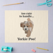 Yorkie Poo Yorkipoo Cute Dog Tissuepapier (Craft)