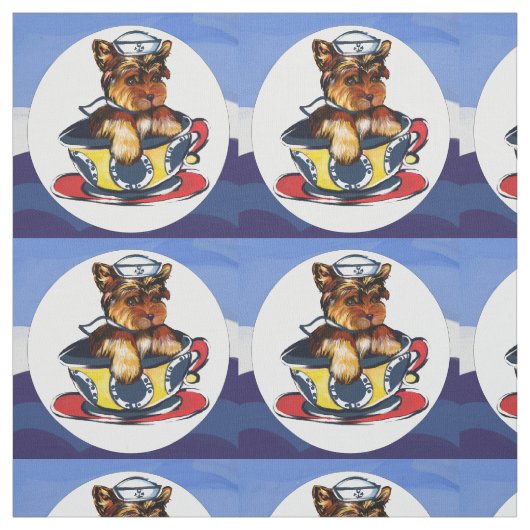 Yorkie Poo Zeiler Stof (Swatch)