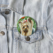 Yorkie Portrait Button (In situ)