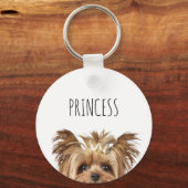 Yorkie Princess Sleutelhanger (Voorkant)