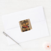 Yorkie Products Vierkante Sticker (Envelop)