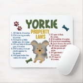 Yorkie Property Laws 4 Muismat (Met muis)