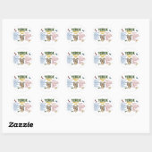 Yorkie Property Laws 4 Ronde Sticker (Vel)