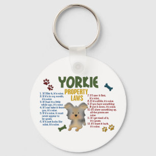 Yorkie Property Laws 4 Sleutelhanger