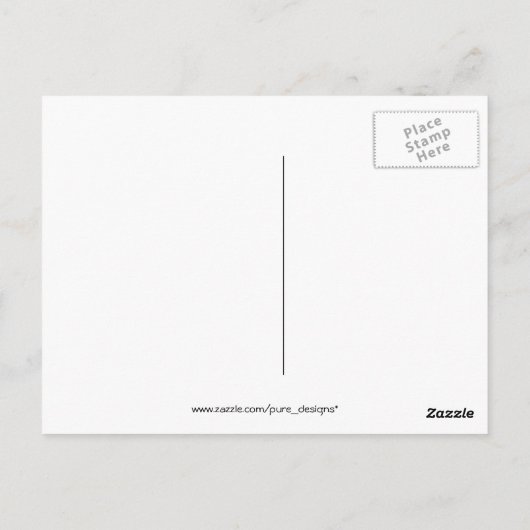 Yorkie Pup Briefkaart (Achterkant)