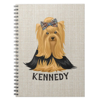 Yorkie Puppy | Dog Yorkshire Terrier Gepersonalise Notitieboek