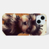 Yorkie, puppy, huisdier Case-Mate iPhone case (Achterkant (horizontaal))