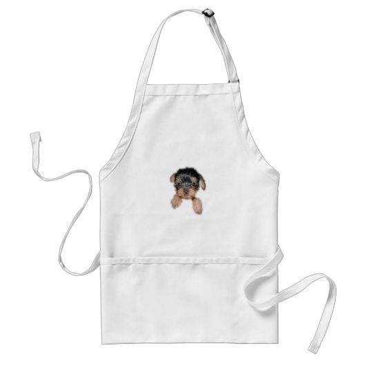 Yorkie Puppy Standaard Schort (Voorkant)