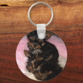 Yorkie Pups Sleutelhanger (Voorkant)