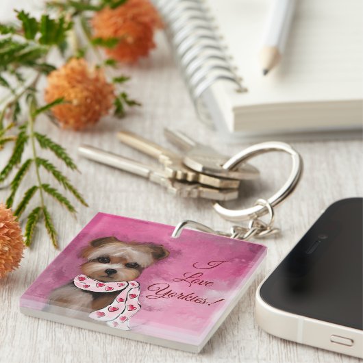YORKIE SLEUTELHANGER (Voorkant Rechts)