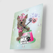 Yorkie Square (groot) klok (Hoek)