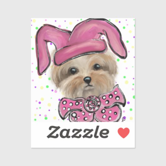 Yorkie       sticker (Vel)