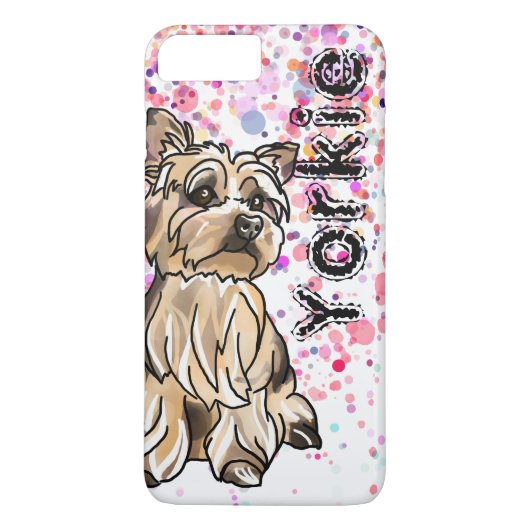 Yorkie Sun Sparkles (voeg de naam van je huisdier  Case-Mate iPhone Case (Achterkant)