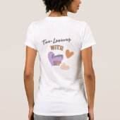 Yorkie Tea Cup "Simply Tea-rific" Vrouwen T Shirt (Achterkant)