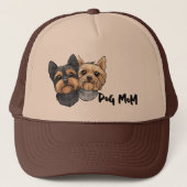 Yorkie Team Hond Mam Trucker Pet (Voorkant)