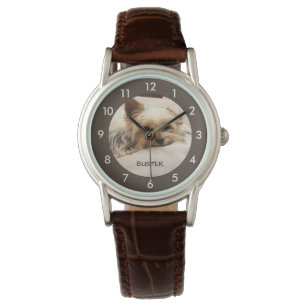 Yorkie Terrier Dog - Gepersonaliseerd Horloge
