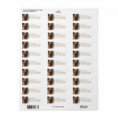 Yorkie Terrier Mailing Label (Full Sheet)