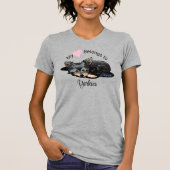 Yorkie Terrier My Heart behoort T-Shirt (Voorkant)