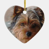 Yorkie Terrier Ornament (Voorkant)