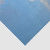 Yorkie Terrier Paarse lupine bloemen ontkoppeling Tissuepapier (Detail)