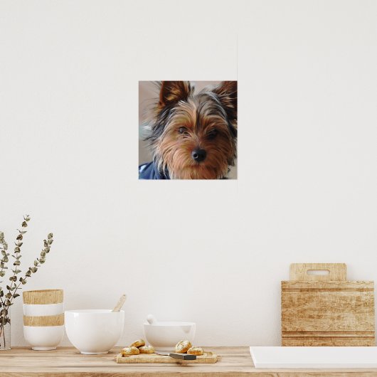 Yorkie Terrier Poster (Keuken)