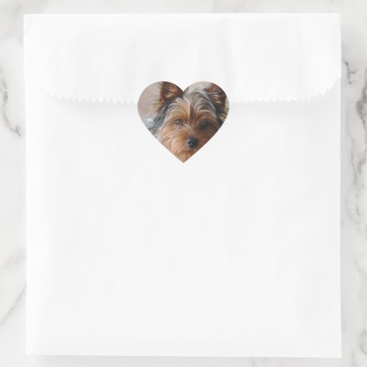 Yorkie Terrier Sticker (Tas)