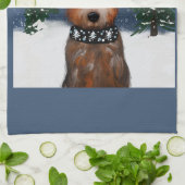 Yorkie theedoek (Gevouwen)