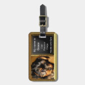 Yorkie Traveler Bagagelabel (Voorkant verticaal)