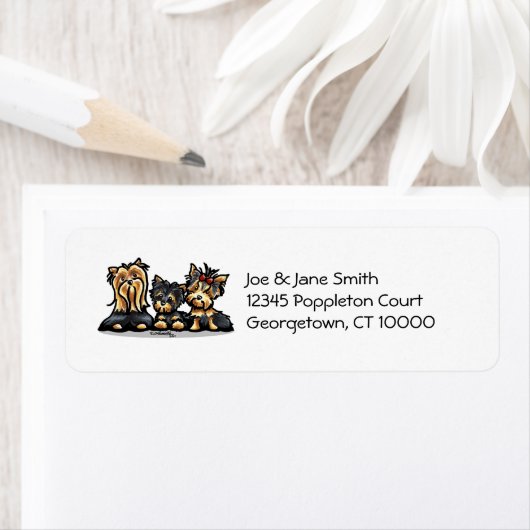 Yorkie Trio Etiket (Insitu)