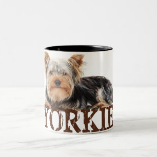 Yorkie Tweekleurige Koffiemok