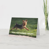 YORKIE-VERJAARDAG KAART (Voorkant)