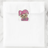 Yorkie Vierkante Sticker (Tas)