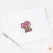 Yorkie Vierkante Sticker (Envelop)