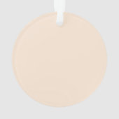 Yorkie Wearing Glasses Ornament (achterkant)