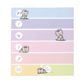 Yorkie Weekplanner Notitieblok (Voorkant)