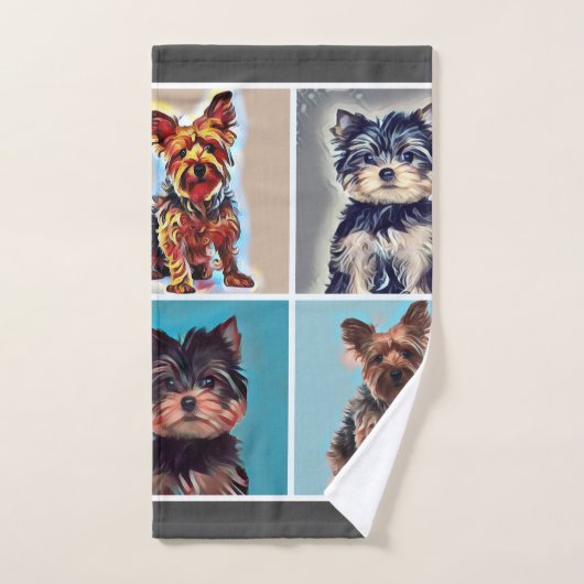 Yorkie Yorkshire Dog Bad Handdoek (Handdoek)