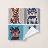 Yorkie Yorkshire Dog Bad Handdoek (Wasdoekje)