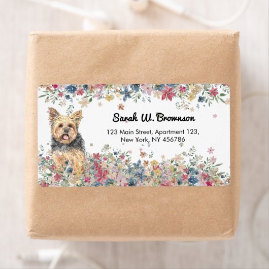 Yorkie Yorkshire Home Etiket (Insitu)