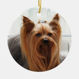 Yorkie Yorkshire Terrier Dog Keramisch Ornament