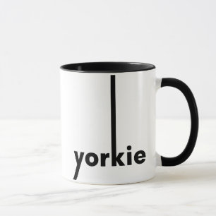 Yorkie Yorkshire Terrier Eenvoudige Hond Liefhebbe Mok