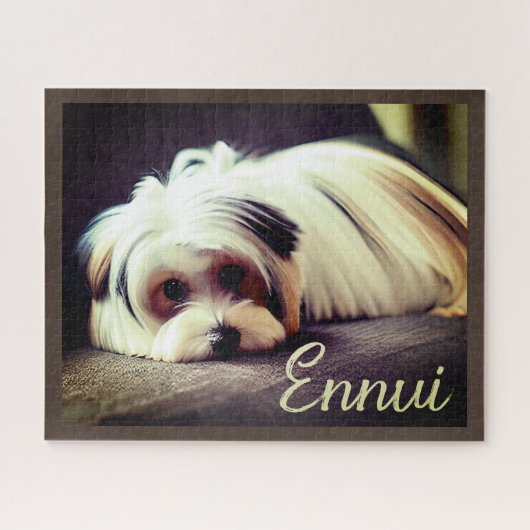 Yorkie, Yorkshire Terrier, Ervaren Ennui Legpuzzel (Horizontaal)