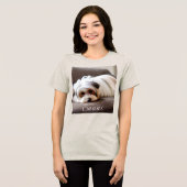 Yorkie, Yorkshire Terrier, Ervaren Ennui Tri-Blend Shirt (Voorkant volledig)