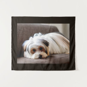 Yorkie, Yorkshire Terrier, Ervaren Ennui Wandkleed