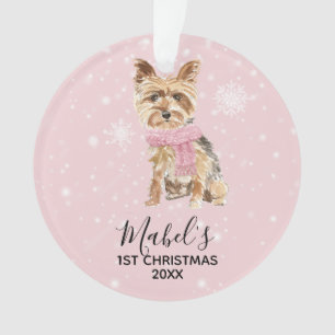 Yorkie Yorkshire Terrier Holiday Kerstmis Ornament