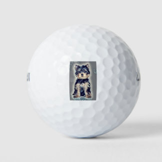 Yorkie Yorkshire Terrier Hond Golfballen
