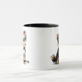 Yorkie Yorkshire Terrier Huisdier Hond Mok (Midden)