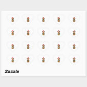 Yorkie Yorkshire Terrier Kerstboom Licht Hart Sticker (Vel)